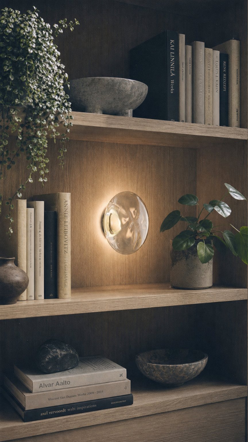 AI product shot of Aeris Wall Light