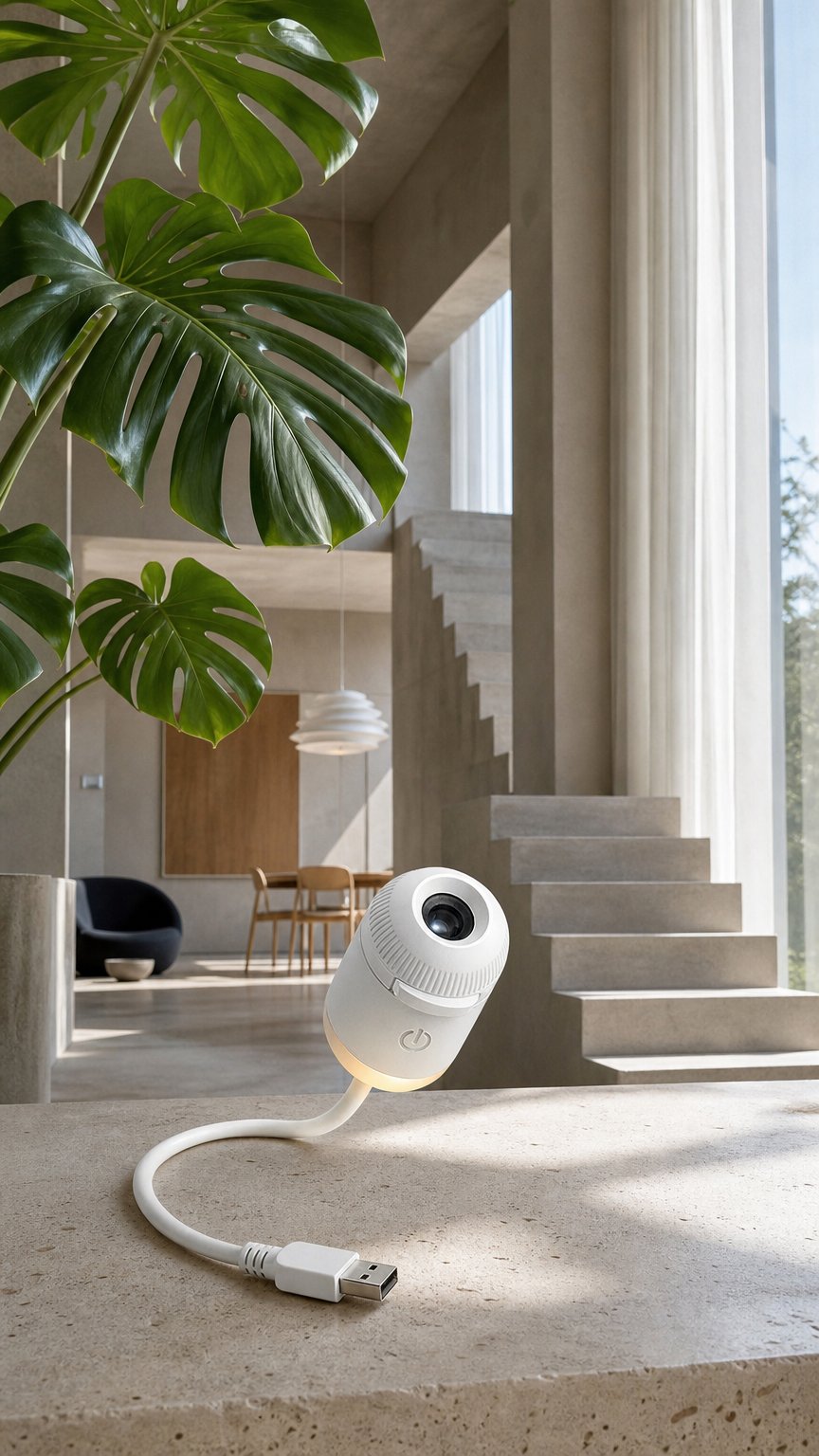 AI product shot of NovaNest™ Galaxy Projector