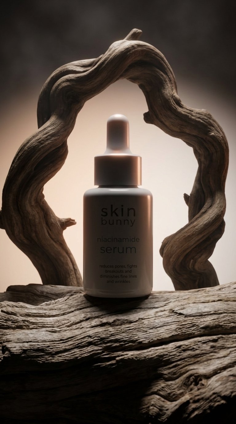 AI product shot of Skinbunny Niacinamide Serum