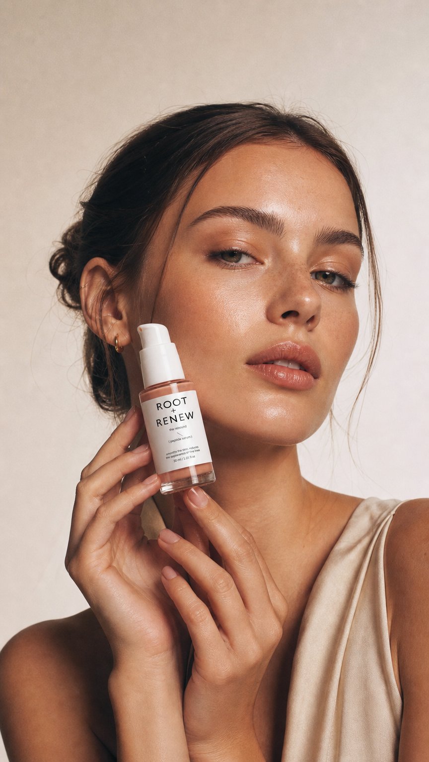 AI product shot of The Rebound — Peptide Serum