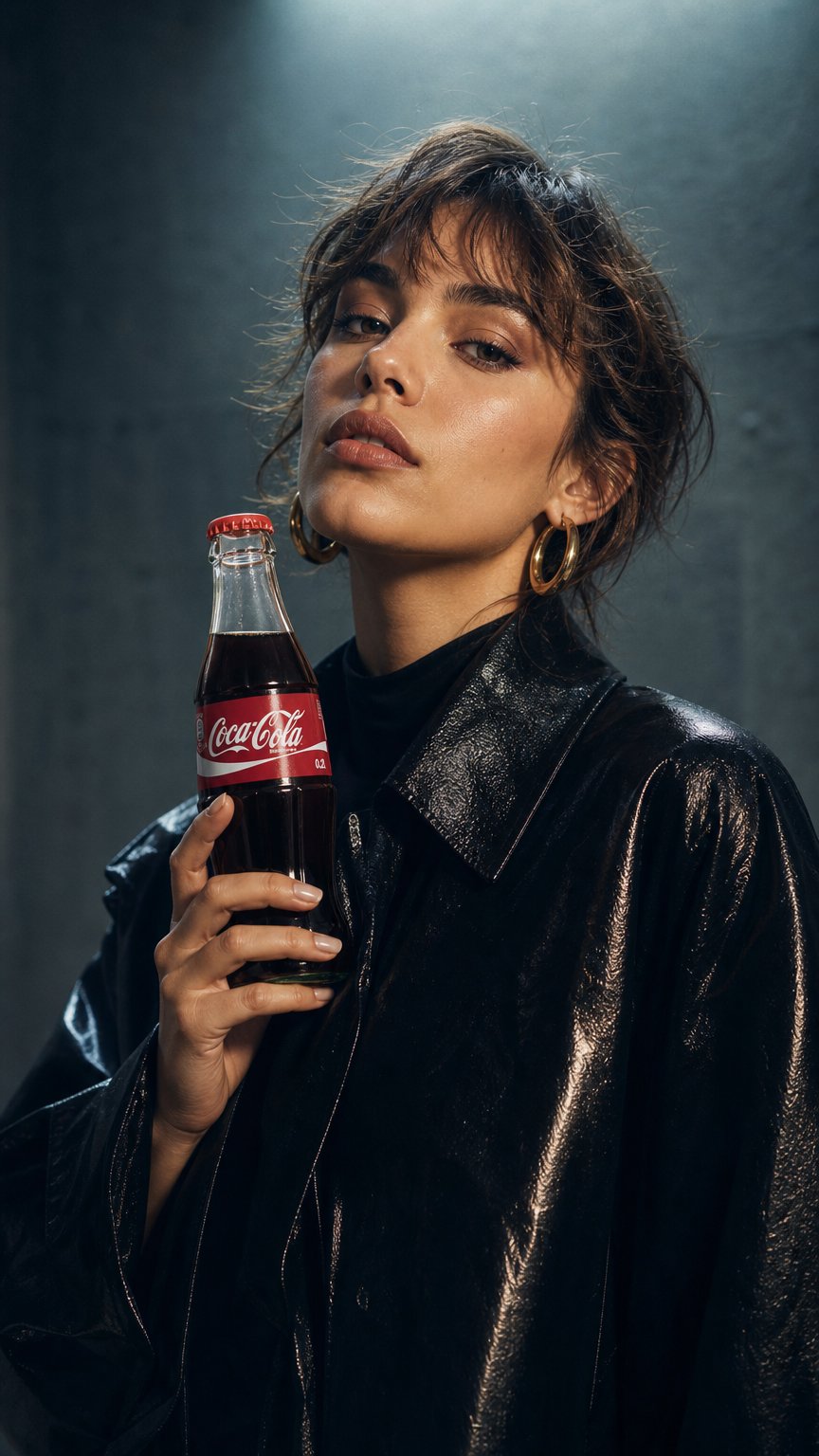 AI product shot of Coca-Cola