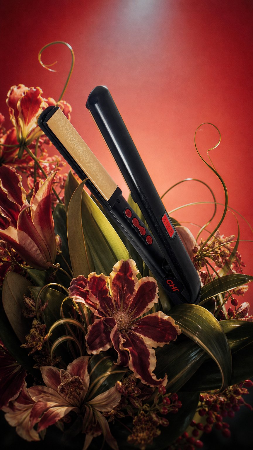 AI product shot of CHI G2 Ceramic and Titanium Hair Styling Iron