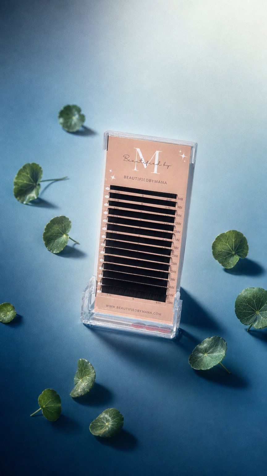 AI product shot of 0.03 Cashmere Mink Lash Tray