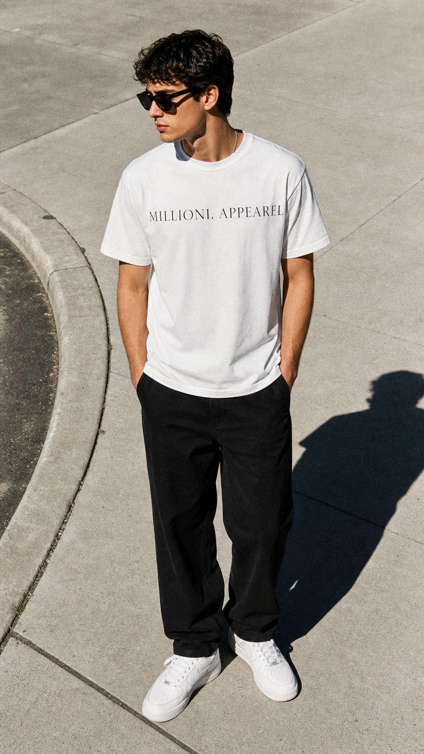 AI product shot of Millioni Tee