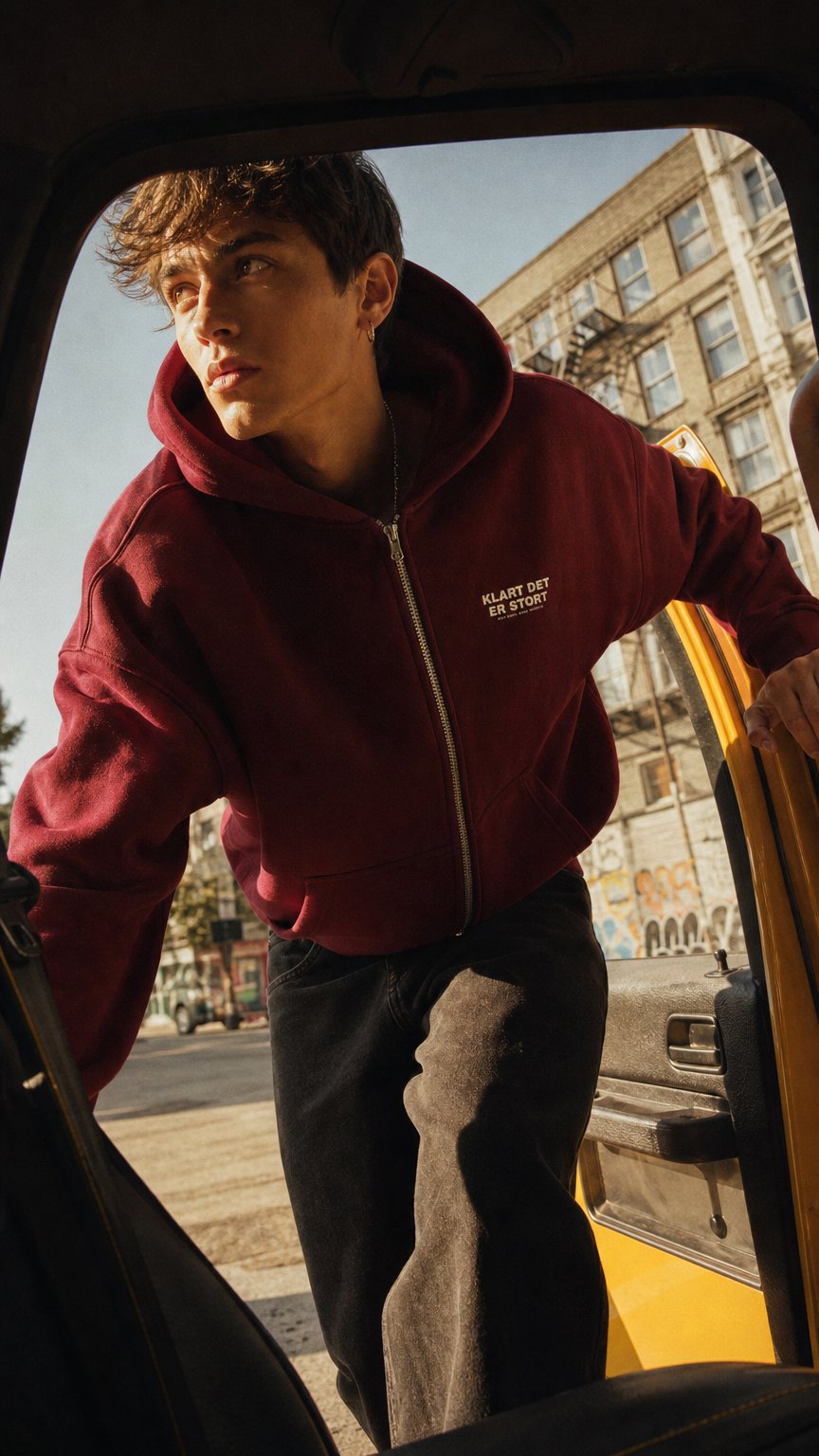 AI product shot of THE VM HOODIE - PREORDER