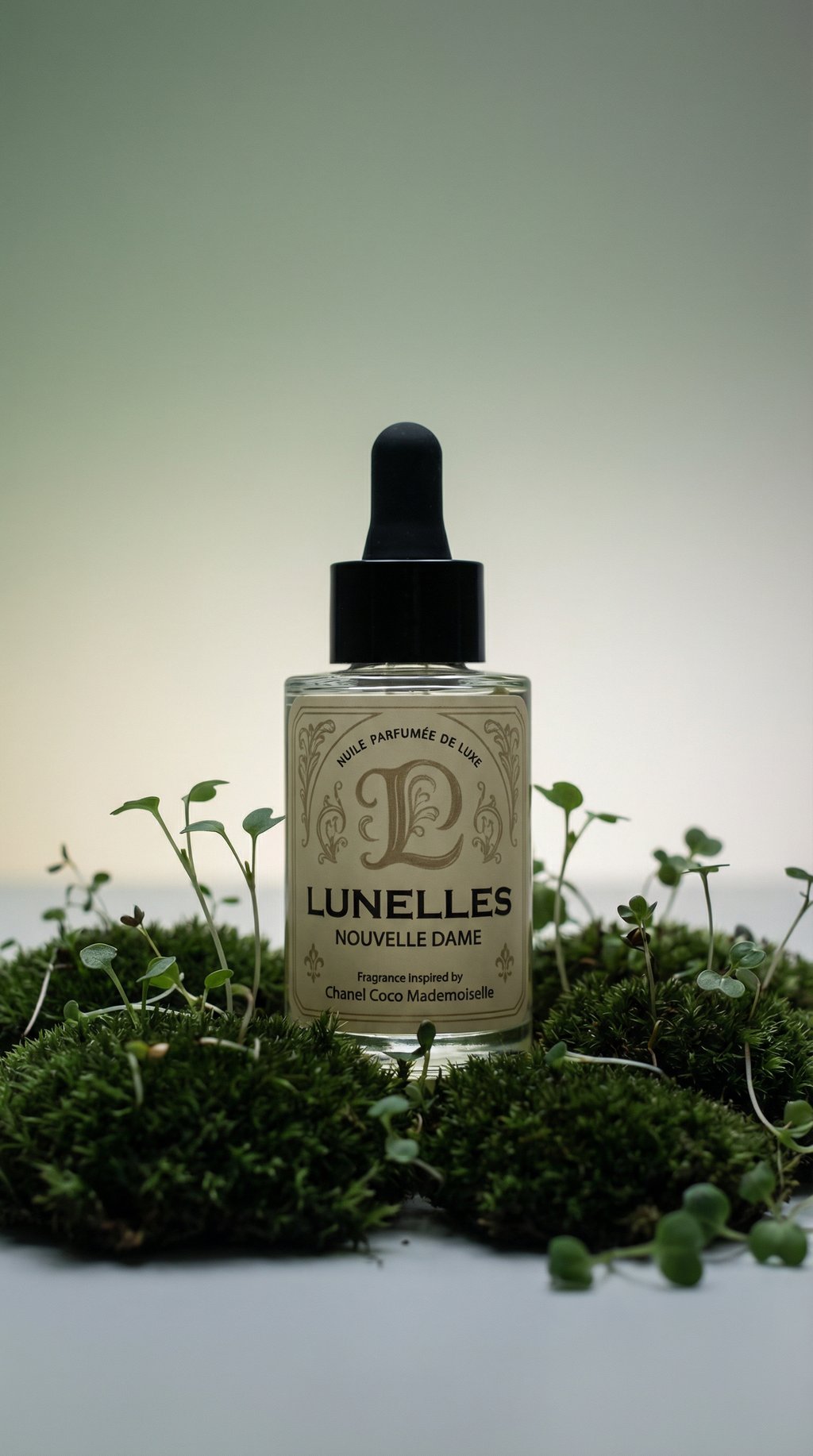 AI product shot of Nouvelle Dame Olej na nechty
