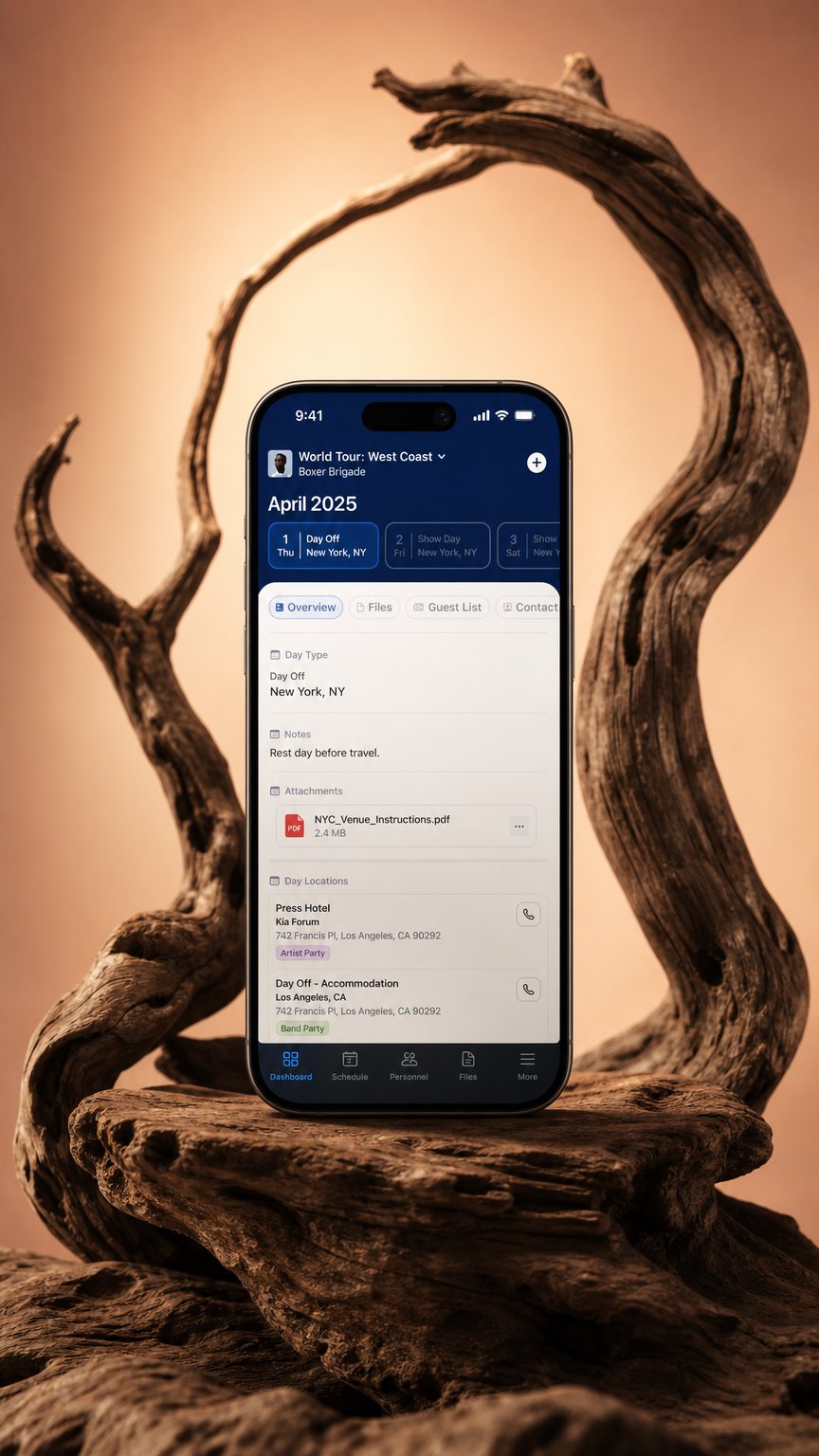 AI product shot of Daysheets