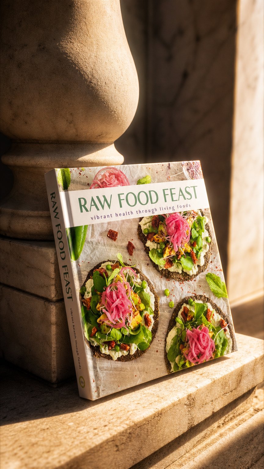 AI product shot of Raw Food Feast (ebook)