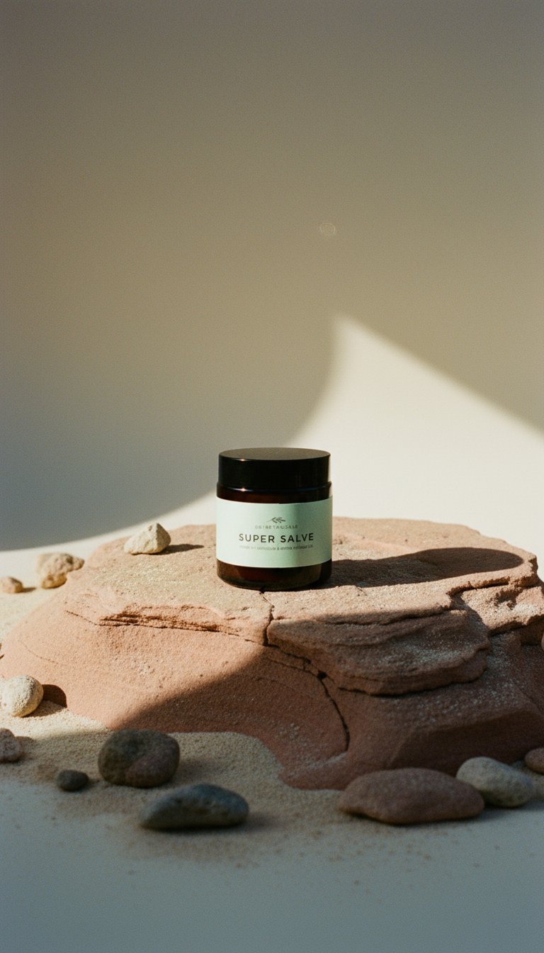 AI product shot of 100g Super Salve