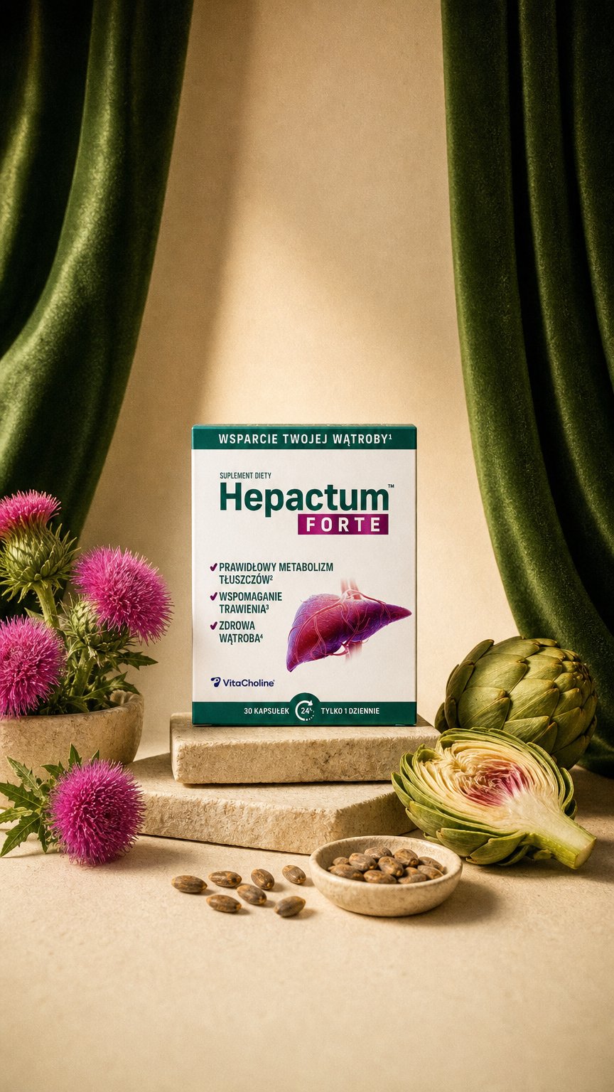 AI product shot of Hepactum™ FORTE