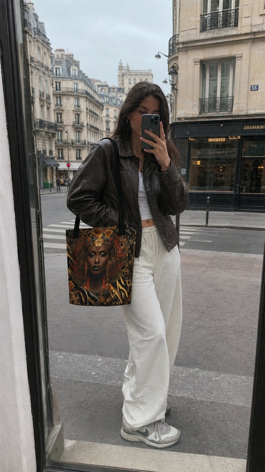 AI product shot of Tote bag