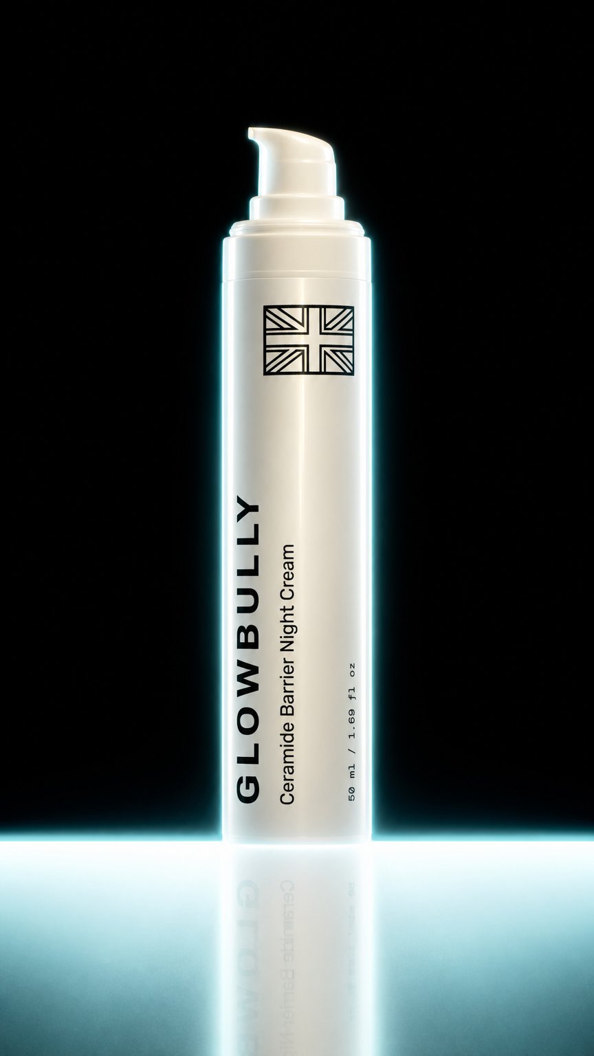 AI product shot of Ceramide Barrier Night Cream — The Skin Fix