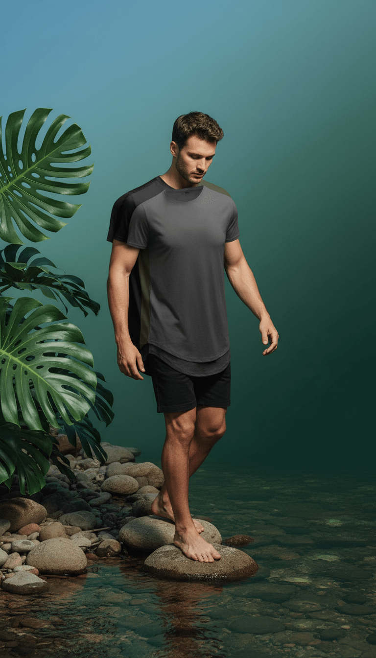 AI product shot of "Everyday" Summer Tee (3-Pack)