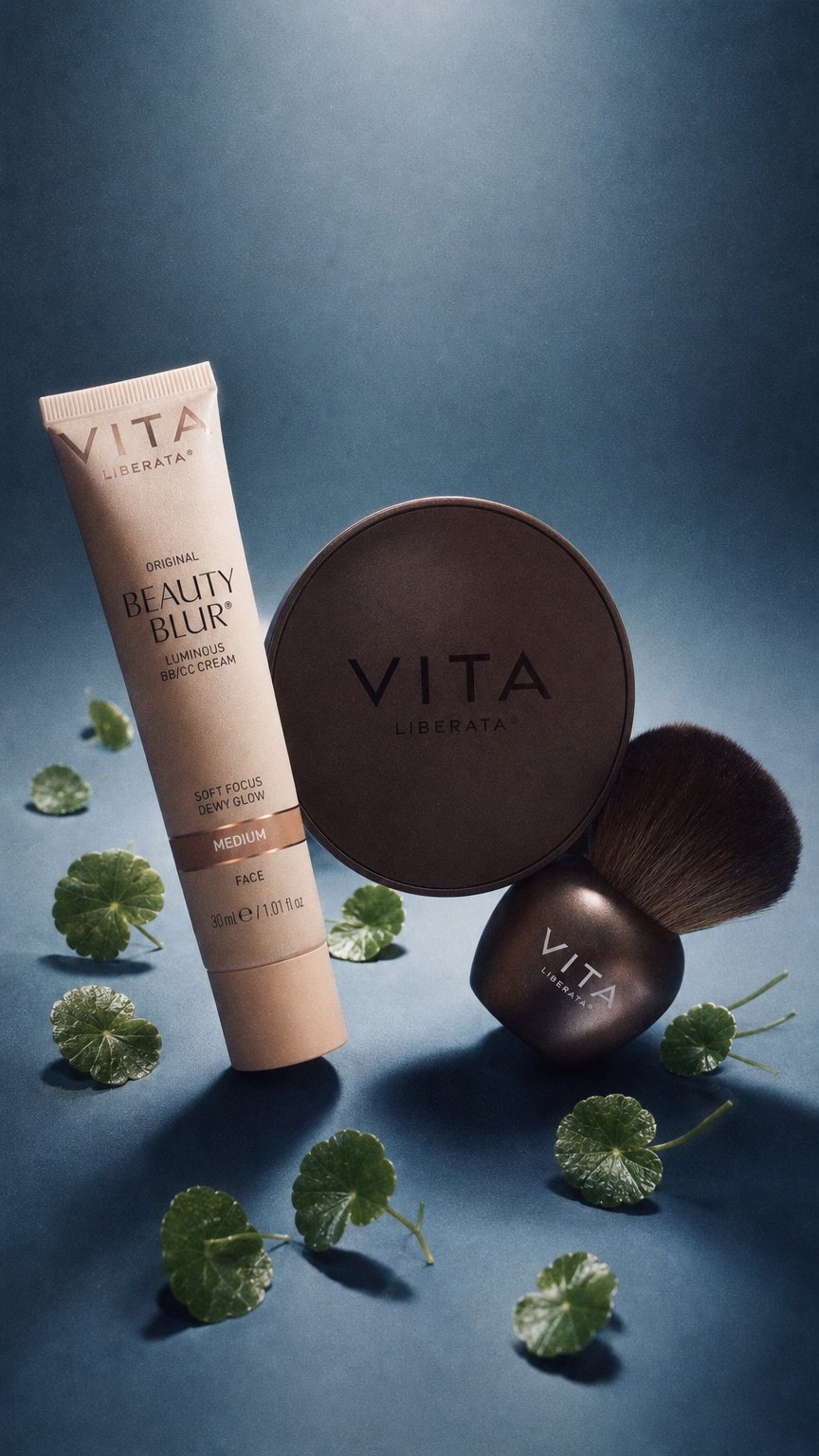 AI product shot of Dewy Glow and Bronze Set - Medium
