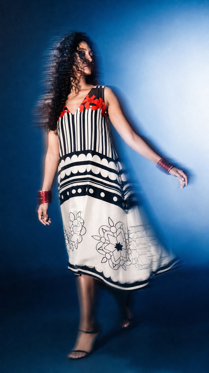 AI product shot of Kalam Maxi Long Dress