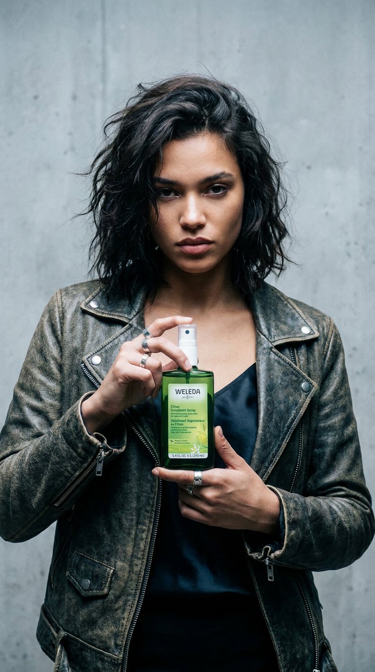 AI product shot of Citrus Deodorant
