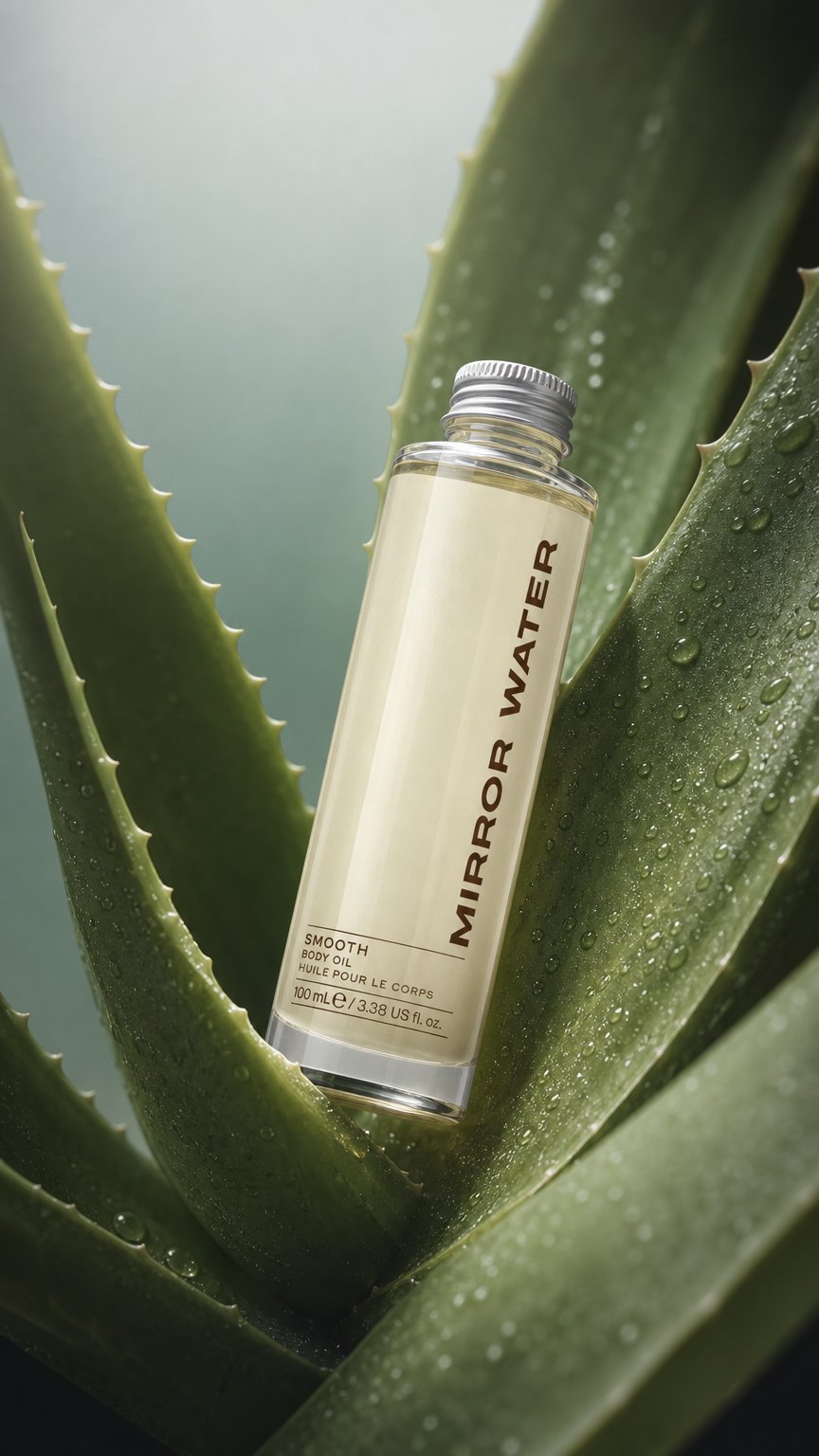 AI product shot of SMOOTH BODY OIL