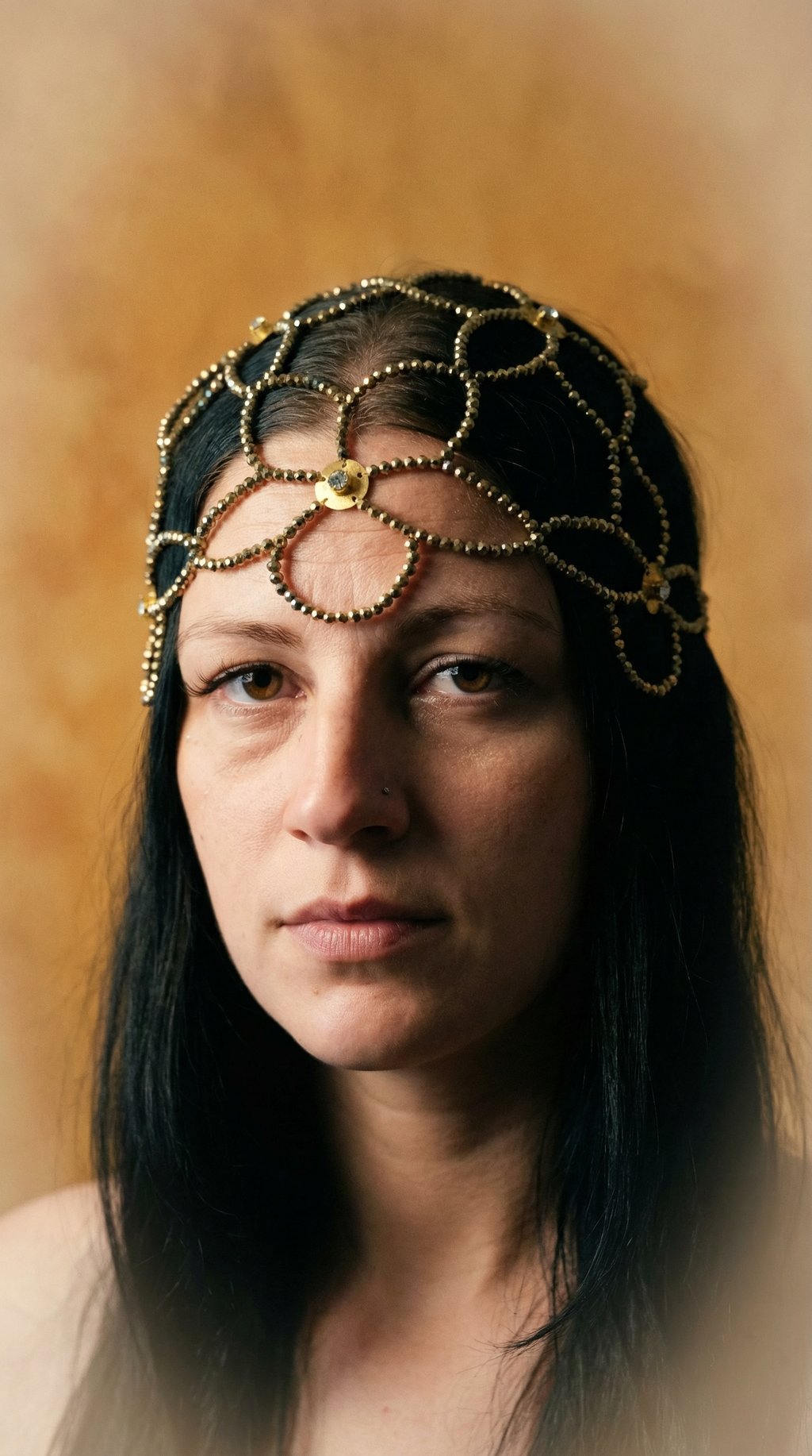 AI product shot of Head chain Flower