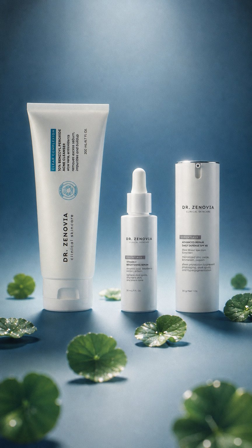 AI product shot of Clear & Even Trio