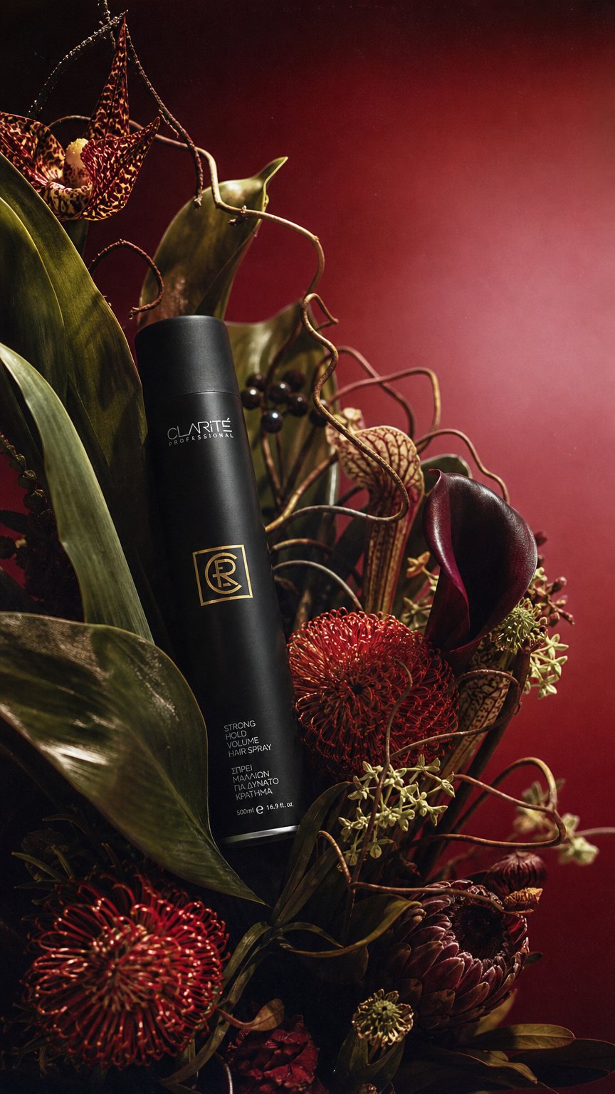 AI product shot of Strong Hold Volume Hair Spray