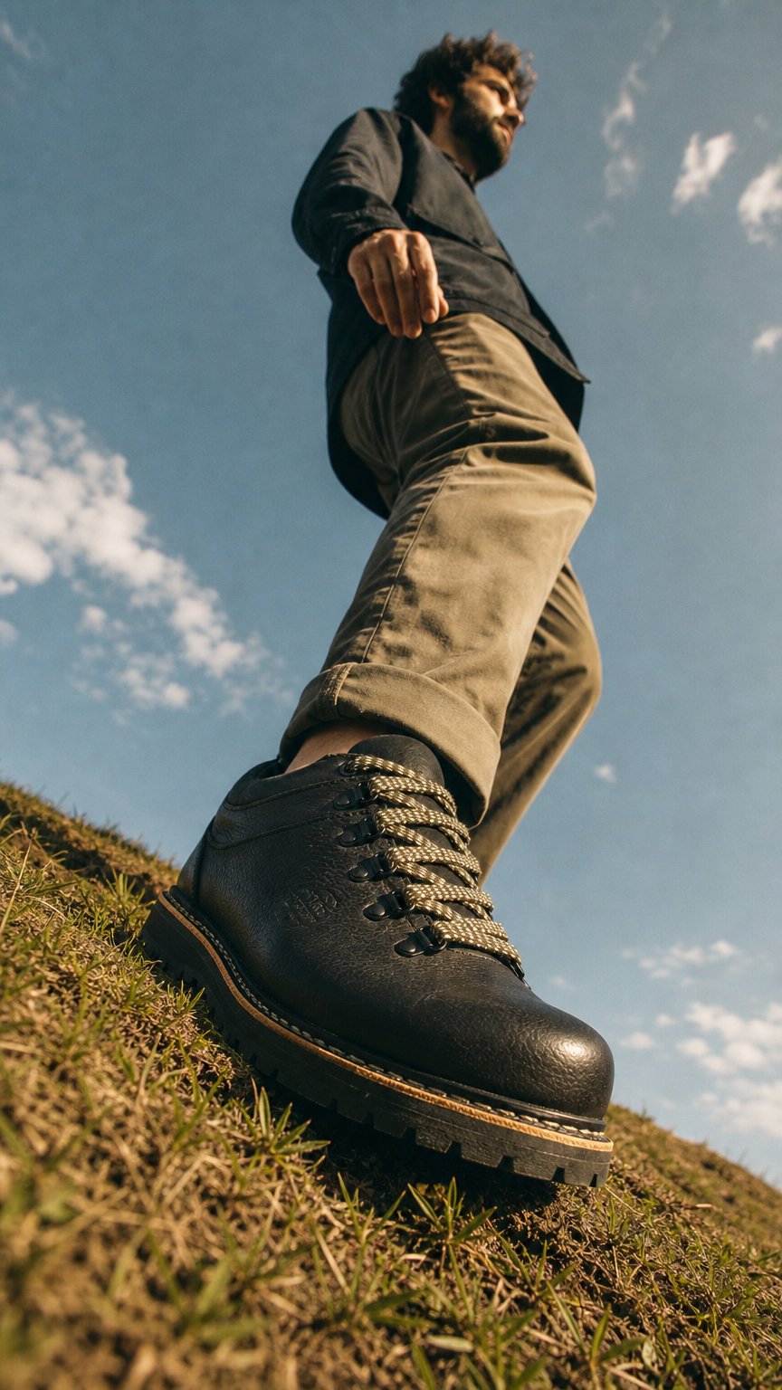AI product shot of Tashi Low in Schwarz/Black