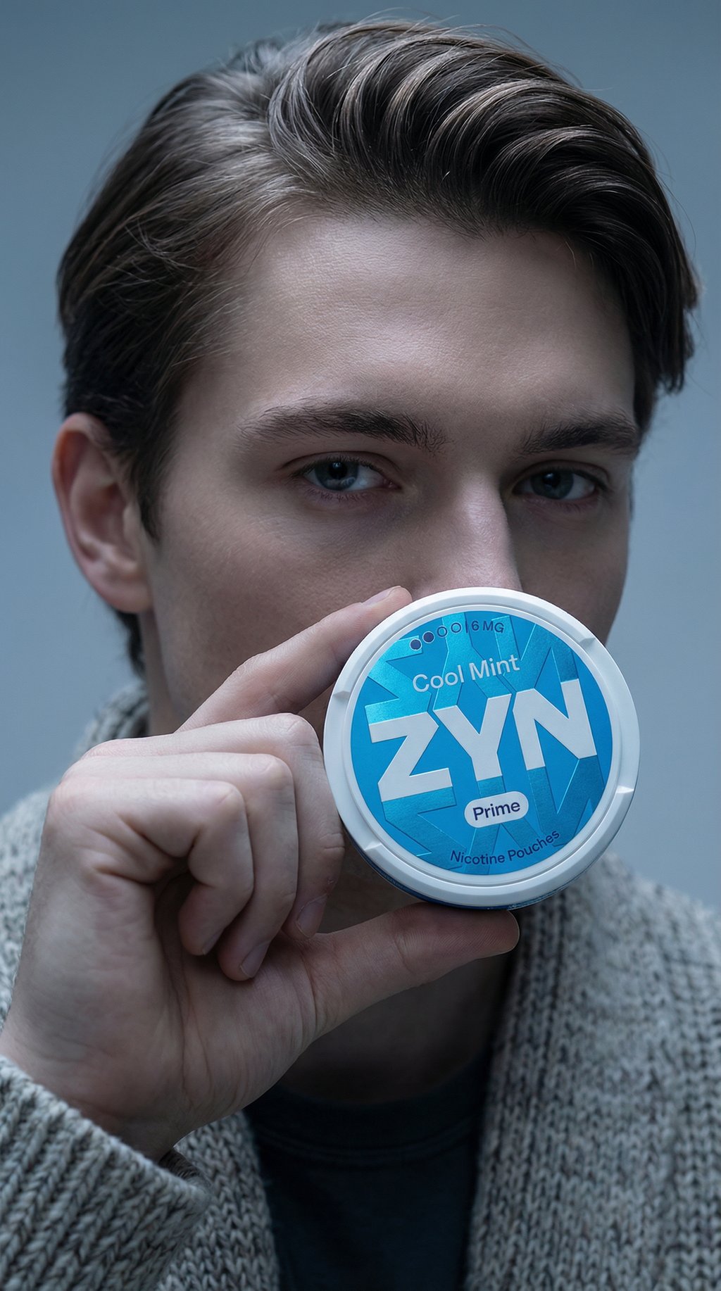 AI product shot of ZYN Prime Cool Mint Sample (6mg)