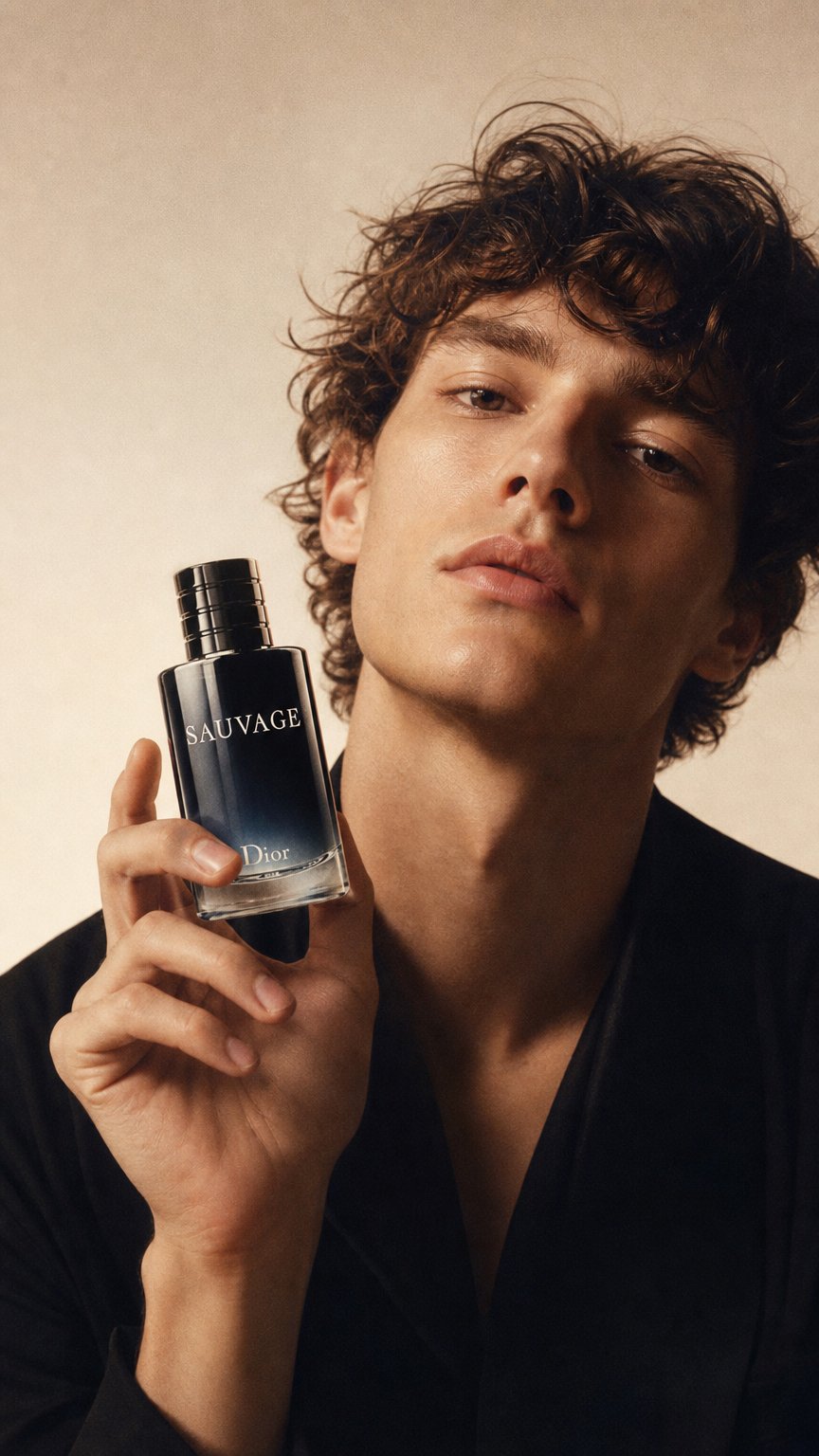 AI product shot of Christian Dior Sauvage 100ml Parfum