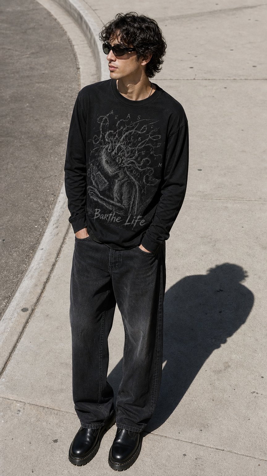 AI product shot of Long Sleeve - Le passé résonne