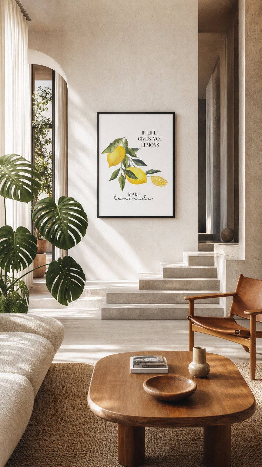 AI product shot of If Life Gives You Lemons Plakat