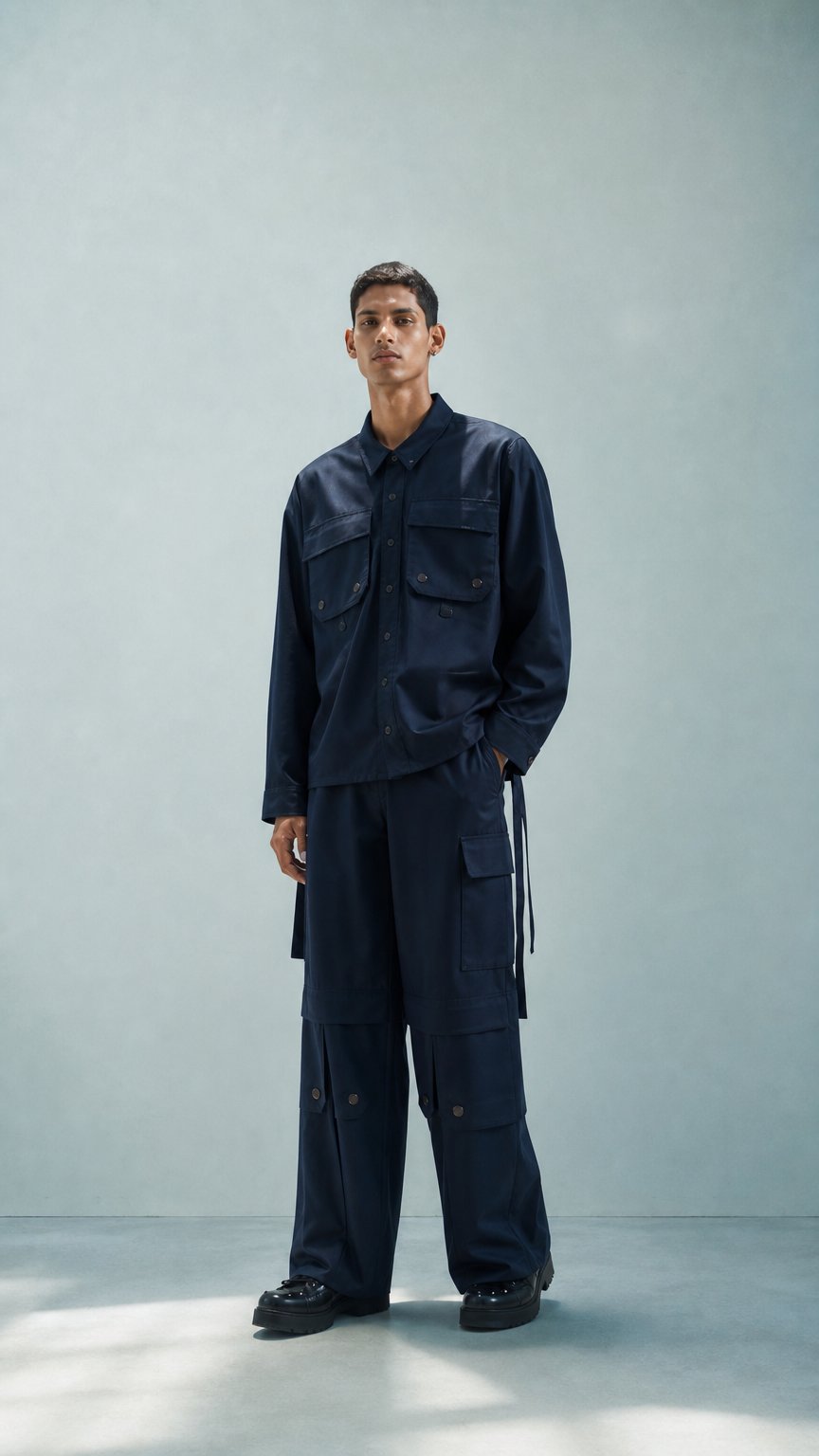 AI product shot of The Structured Shirt