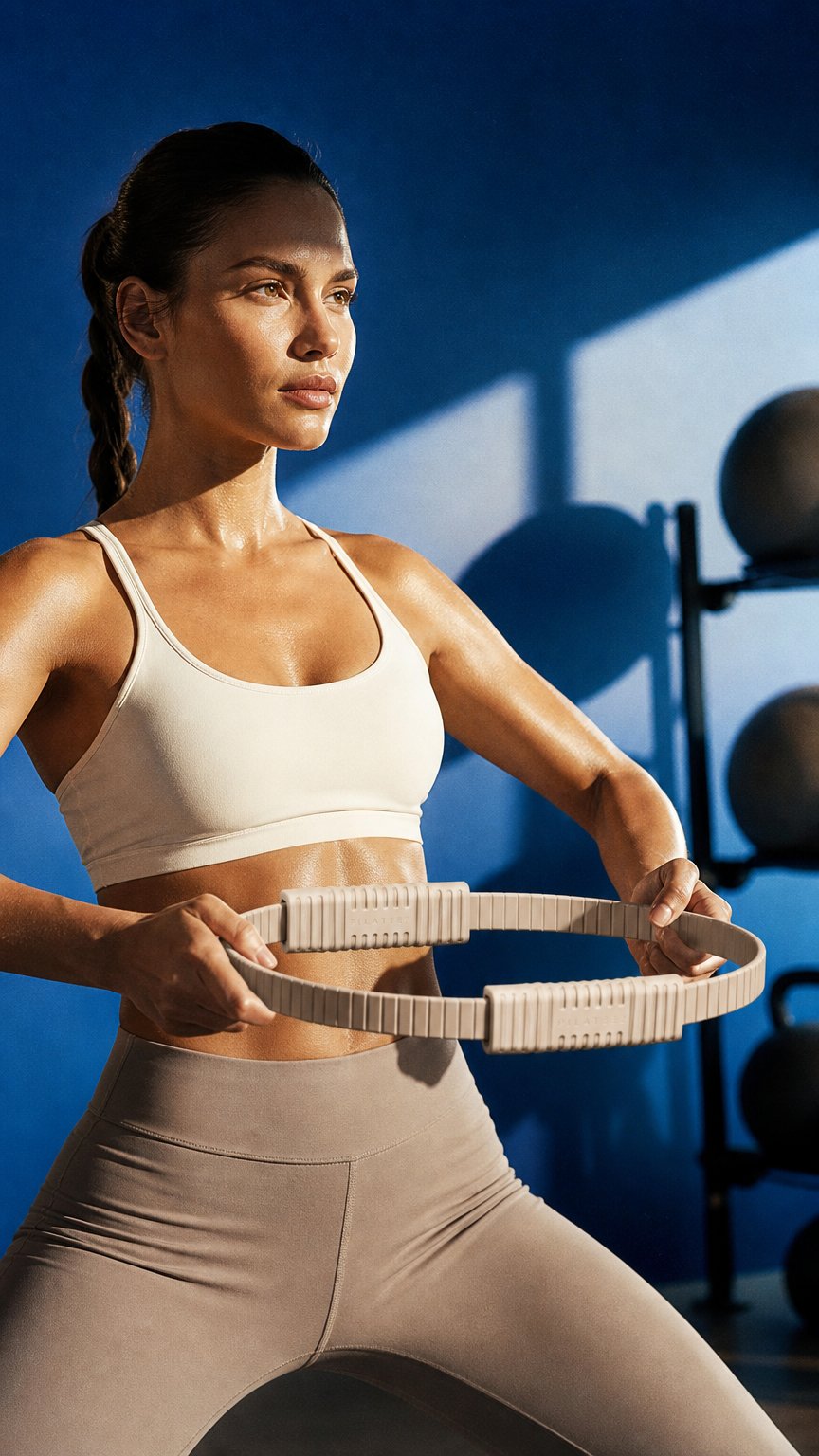 AI product shot of Core Pilates Ring - Pilates kruh
