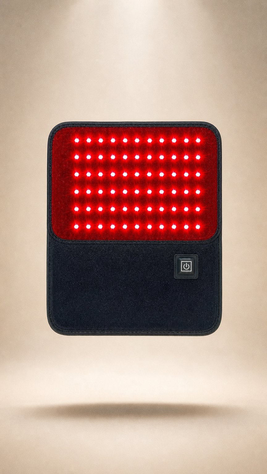 AI product shot of Red Light Therapy Mat
