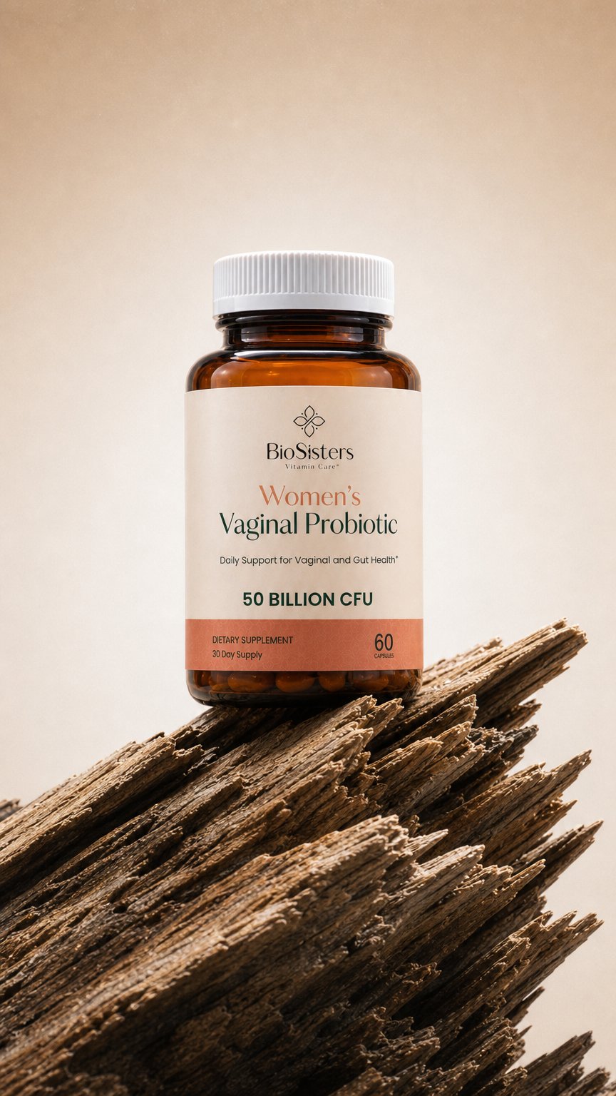 AI product shot of Daily support for vaginal health