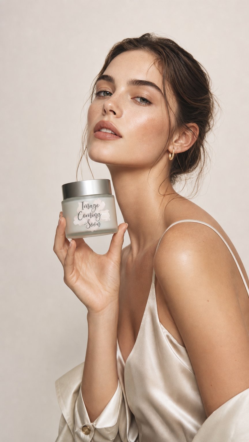 AI product shot of Rosy Glow Clay Mask
