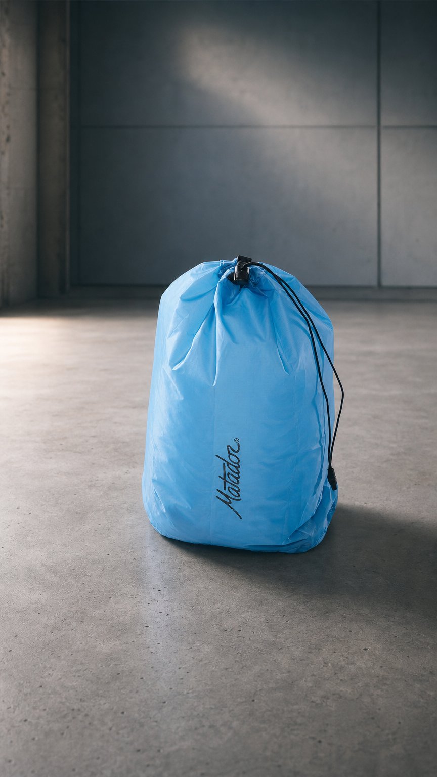AI product shot of Droplet Water-Resistant Stuff Sack