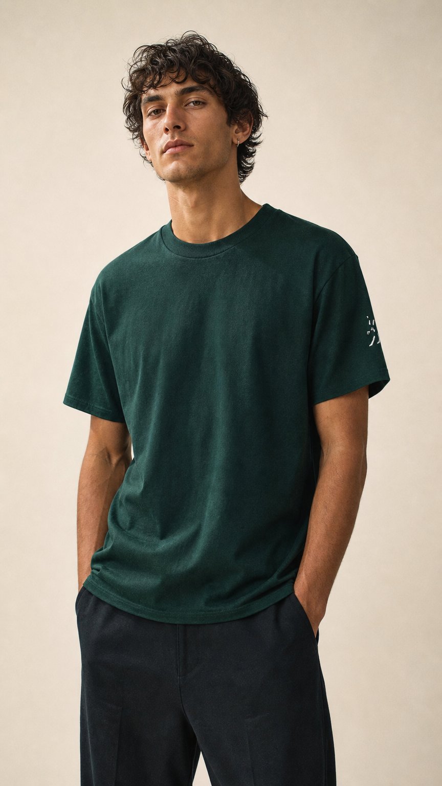 AI product shot of Oil Green