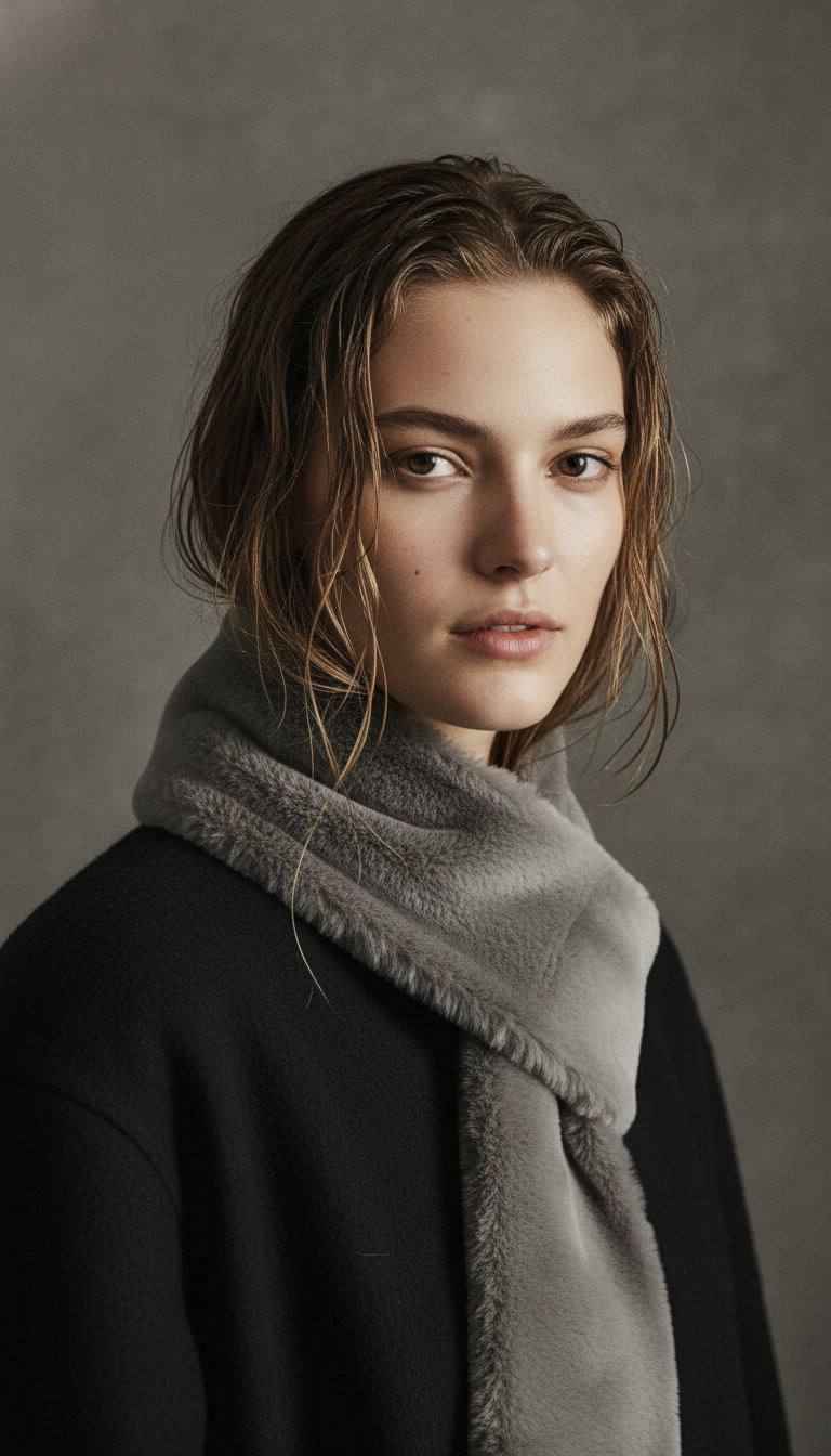 AI product shot of Scarves