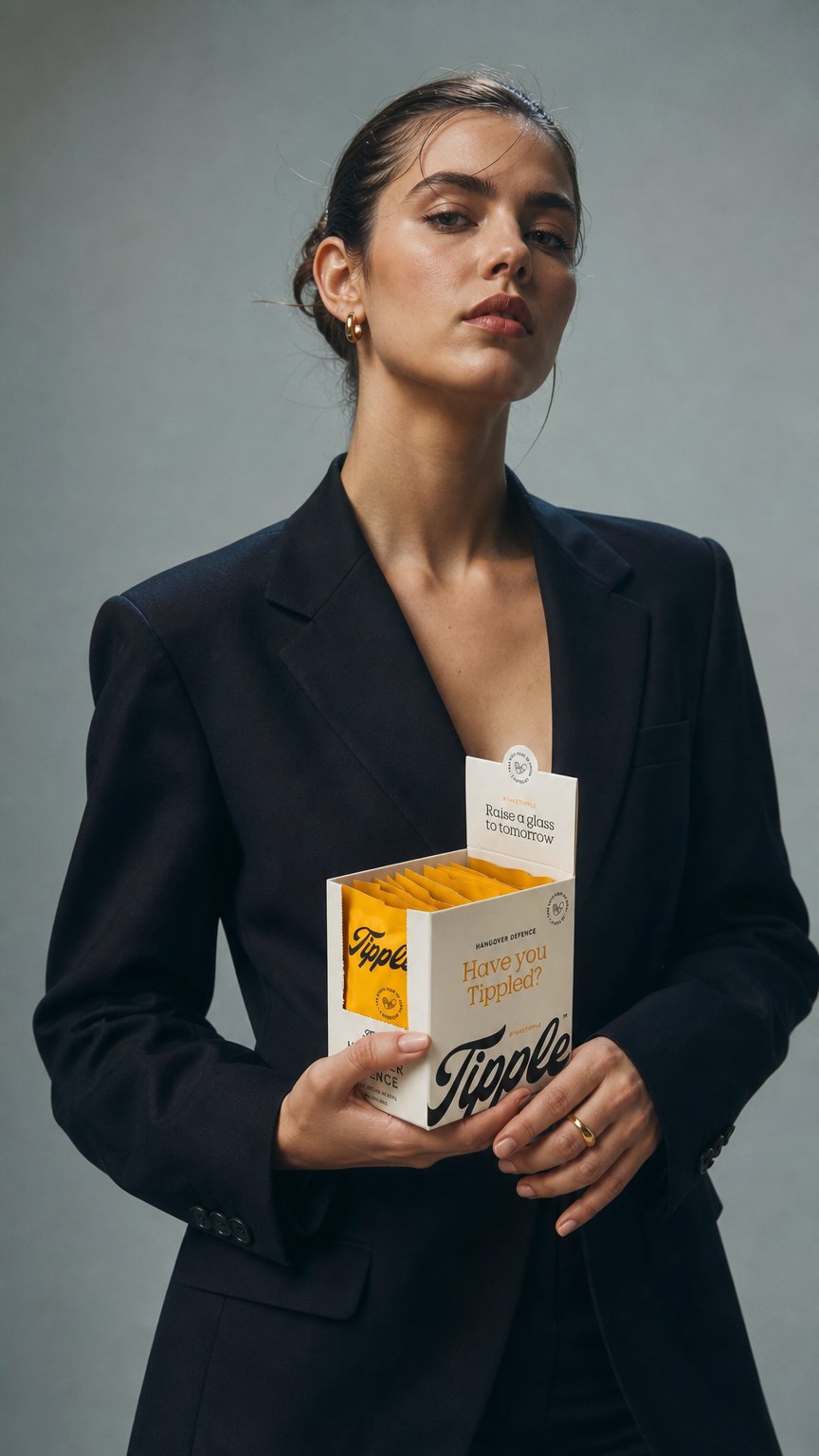 AI product shot of Tipple Hangover Defence Box