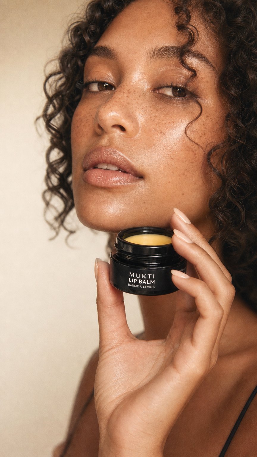 AI product shot of Whipped Honey & Macadamia Lip Balm | 9g