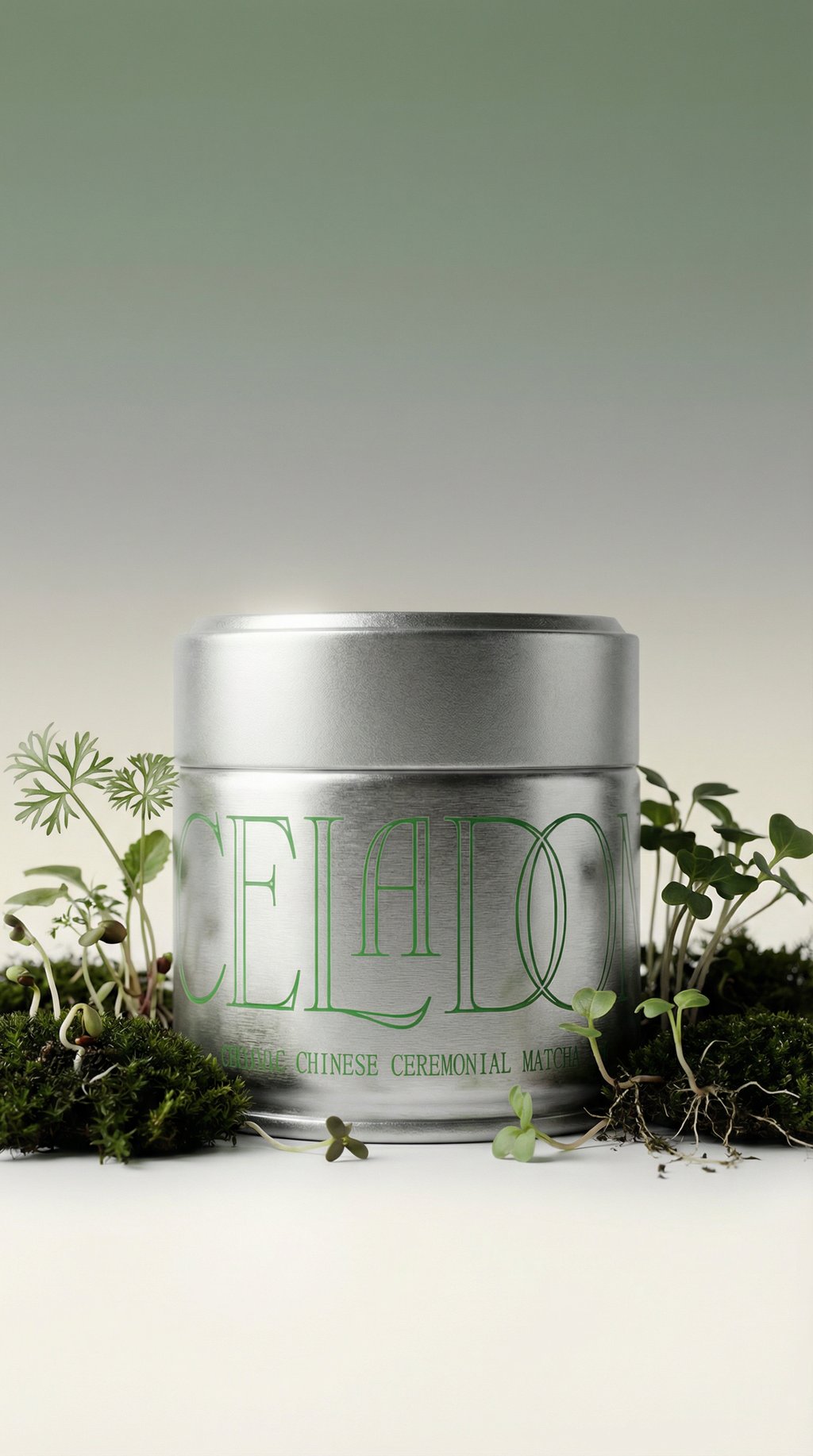 AI product shot of Celadon Matcha 30g