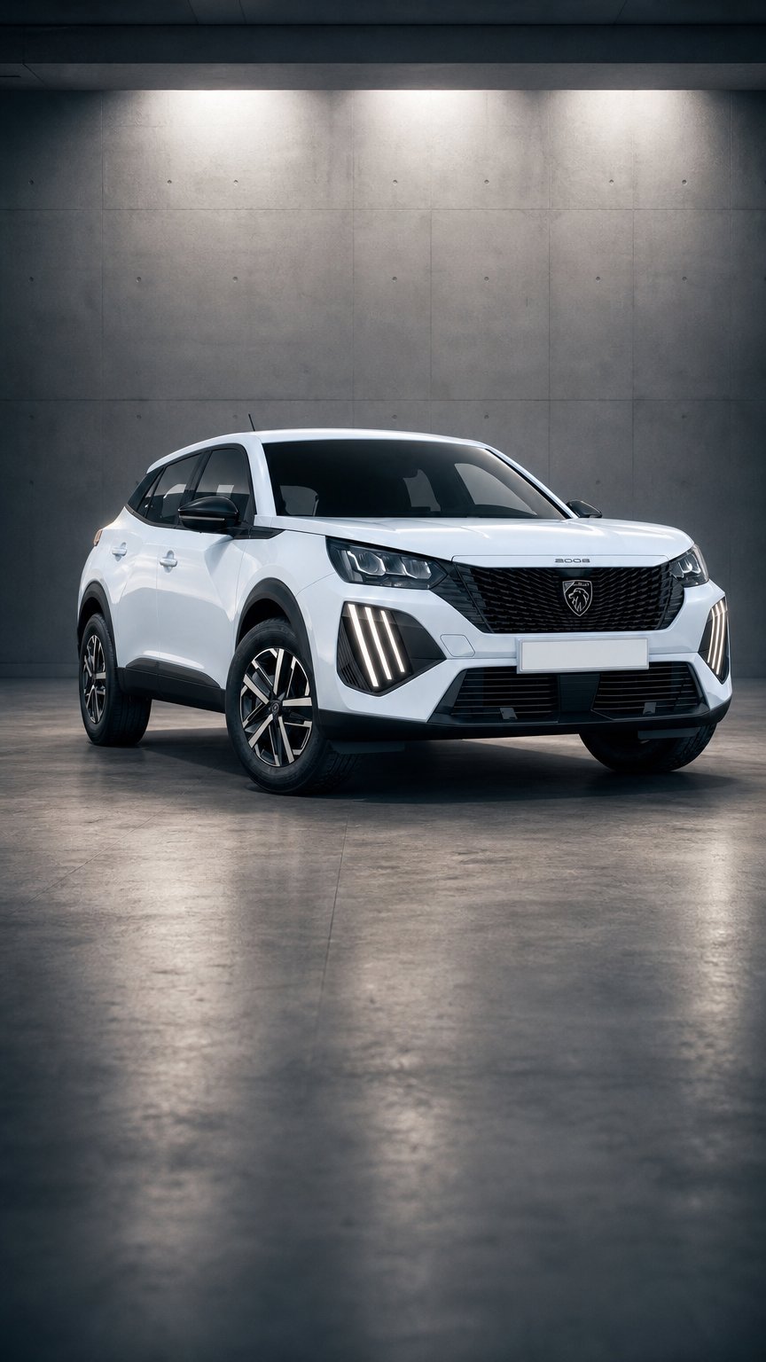 AI product shot of Peugeot 2008