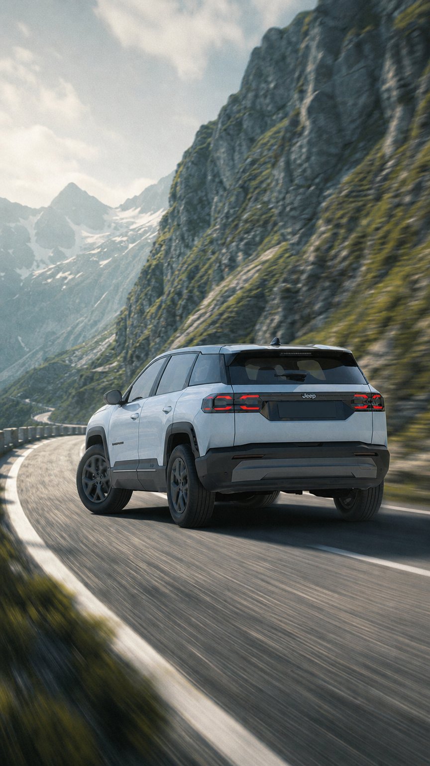 AI product shot of Jeep COMPASS