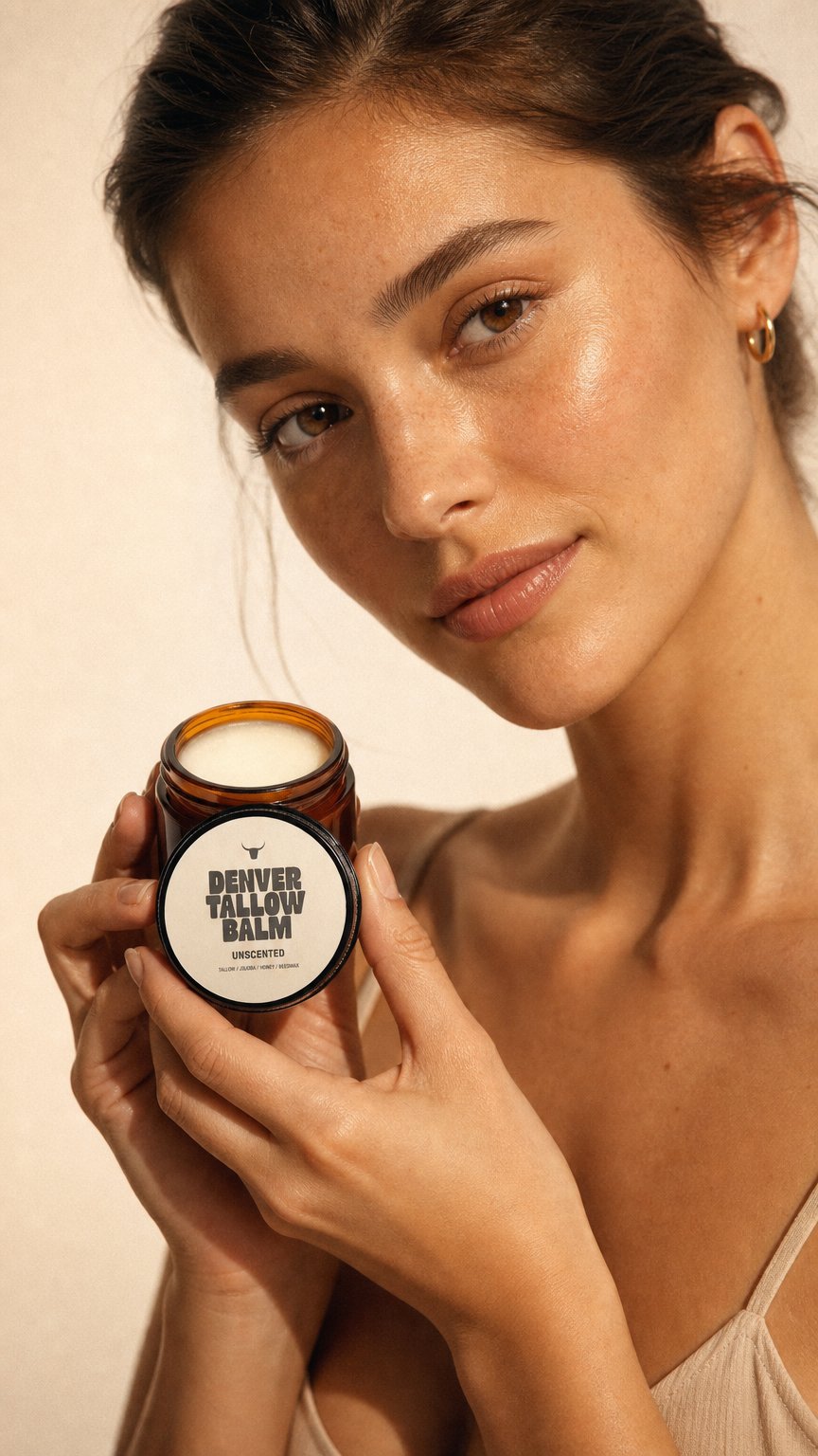 AI product shot of Tallow Balm (Unscented)