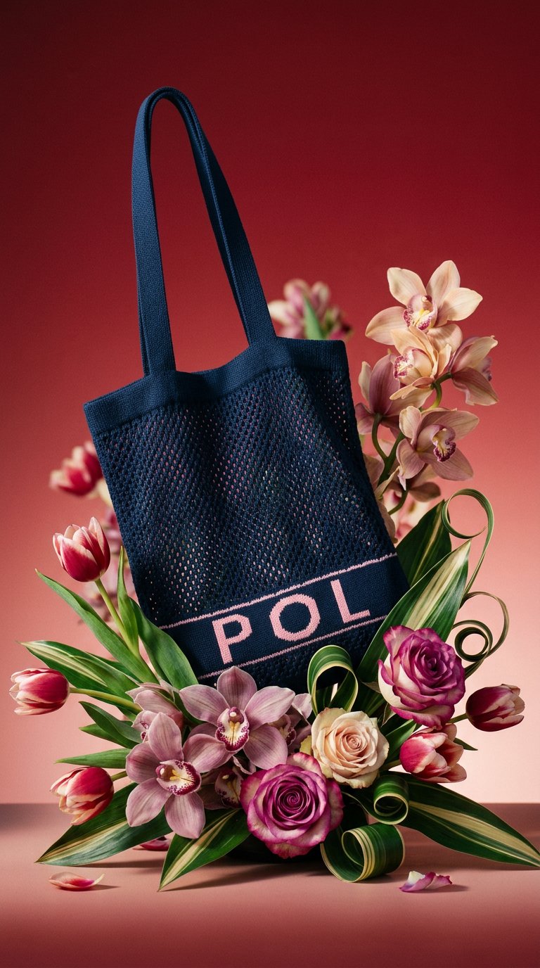 AI product shot of Knit Tote