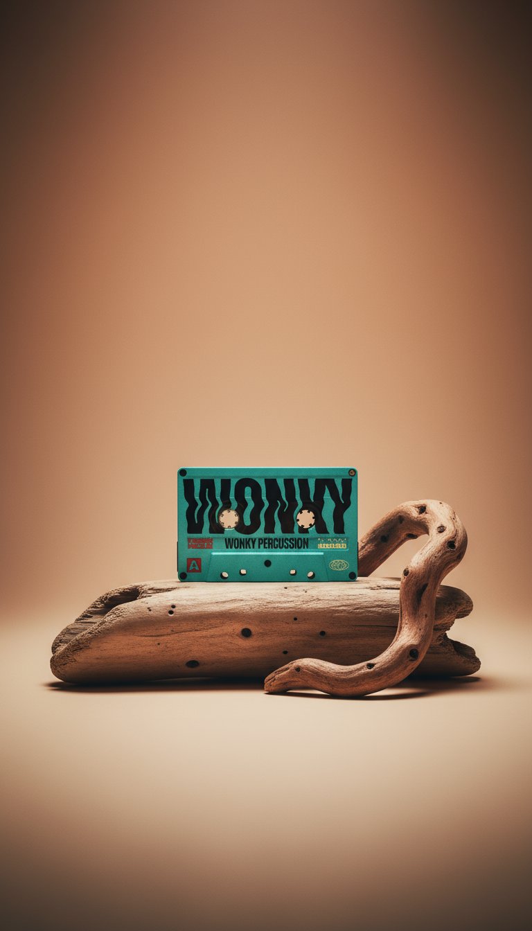 AI product shot of Fabian Mazur Wonky Percussion