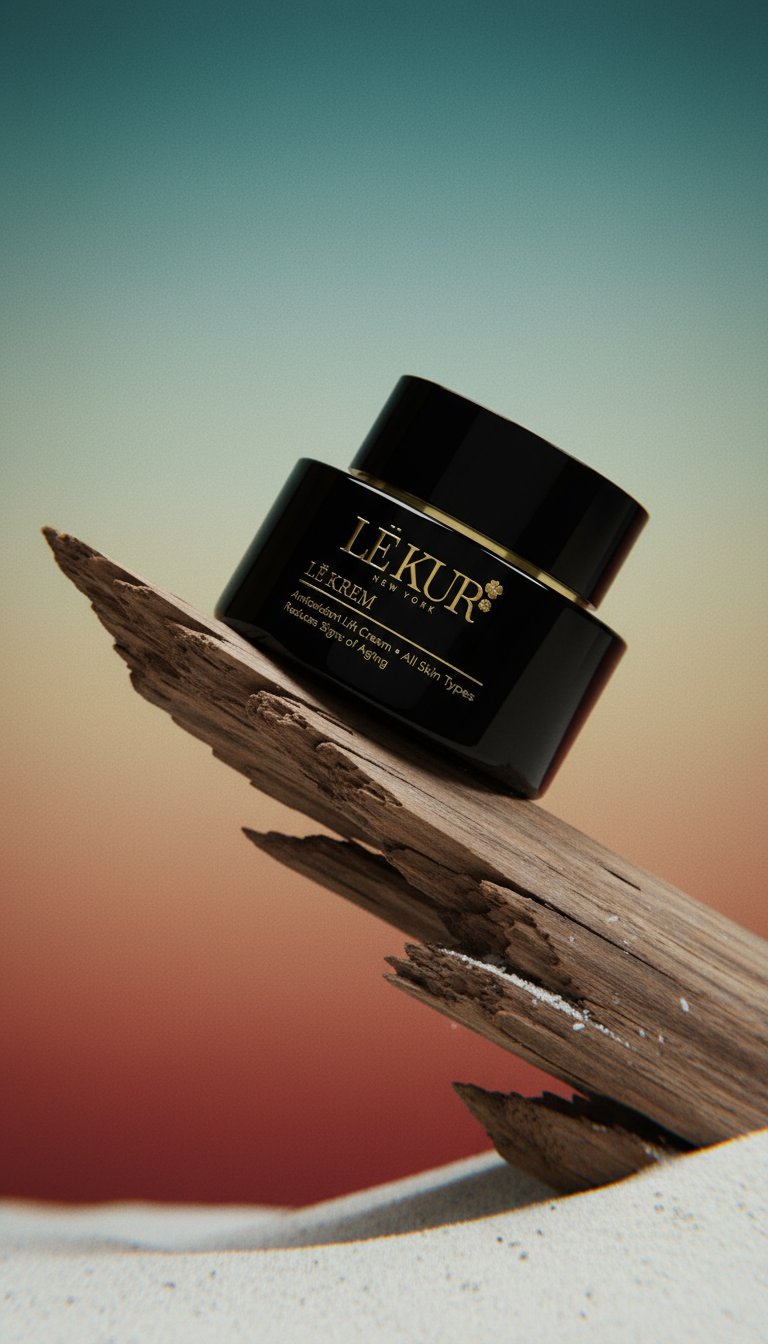 AI product shot of LË KREM