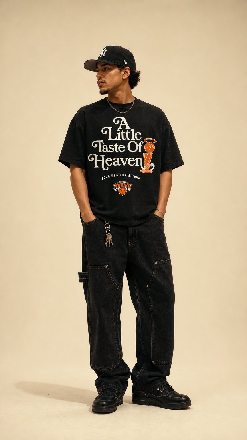 AI product shot of Taste of Heaven Vintage Tee - Black