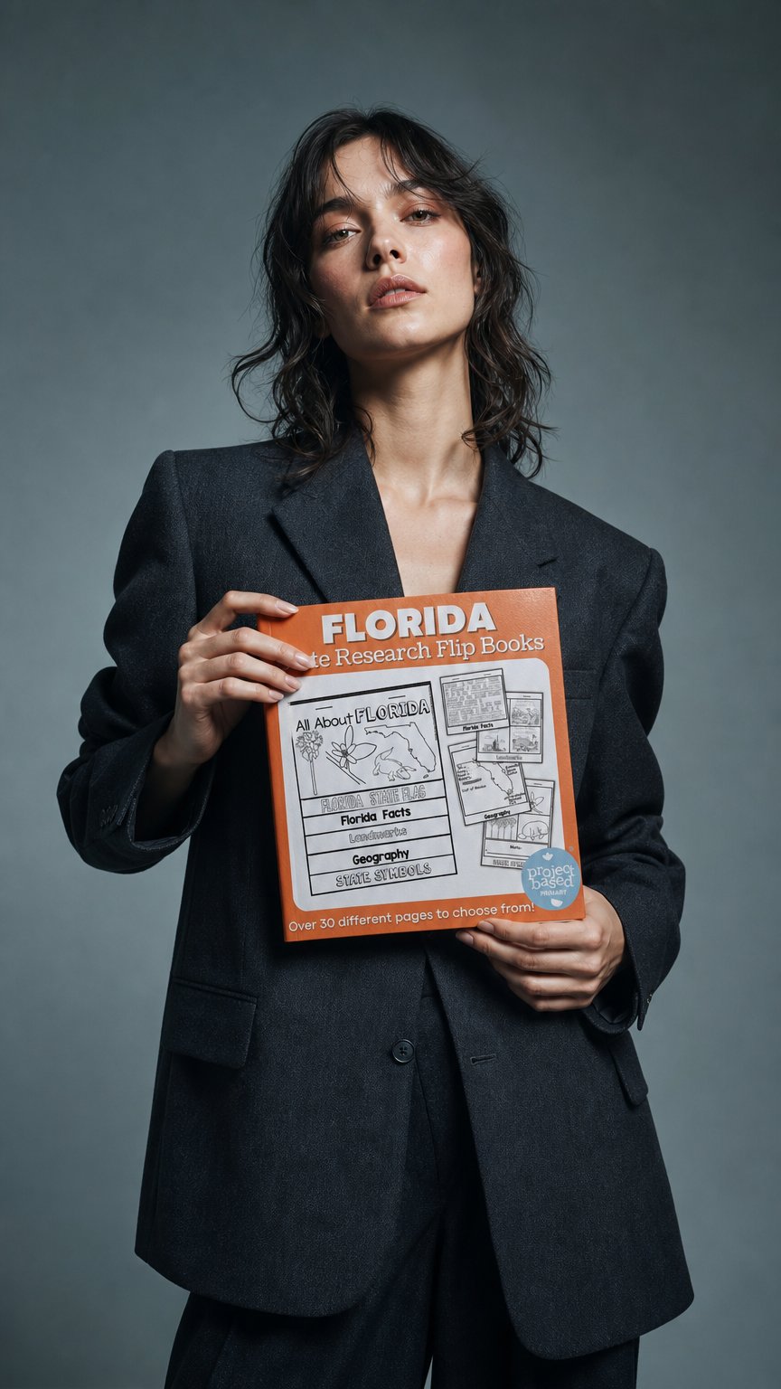 AI product shot of Florida State Report Flip Book
