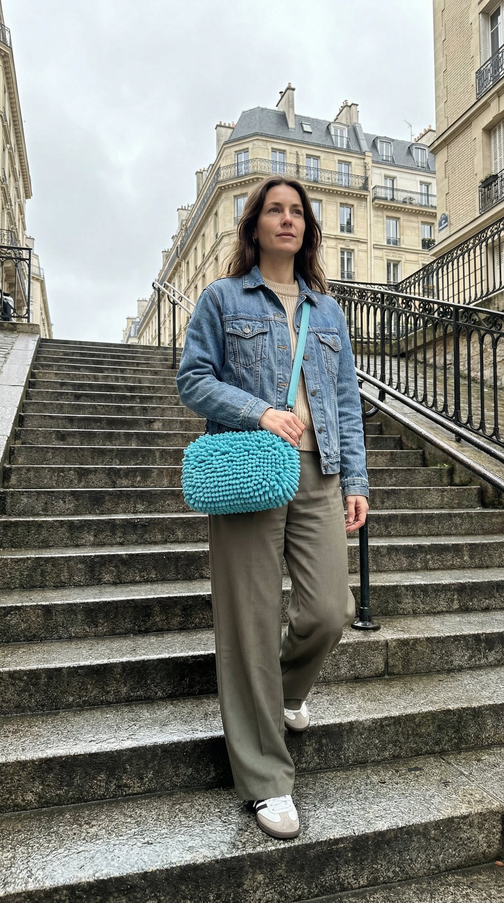 AI product shot of Mit Bag - Turquoise