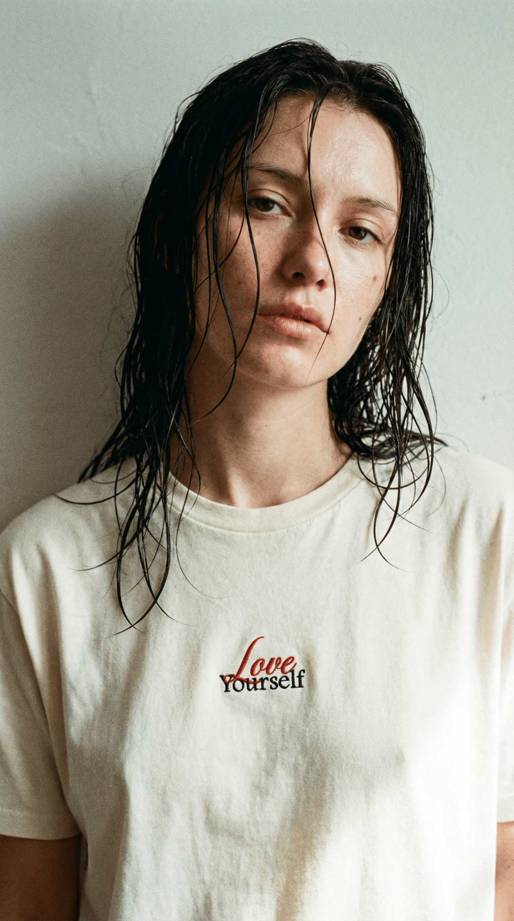 AI product shot of Love Yourself Tee - Journey Collection